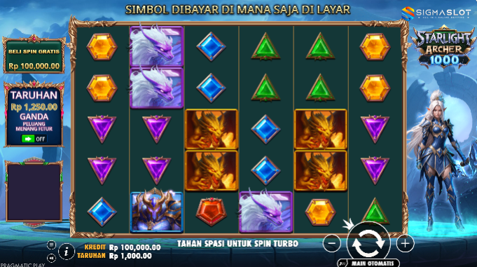 tampilan Starlight Archer 1000